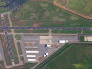 Aerial view of Rio Vista Municipal Airport