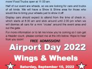 Invitation for cars and trucks to participate
