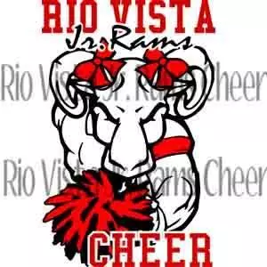 Junior Rams Cheer logo
