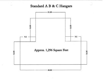T-Hangar Dimensions