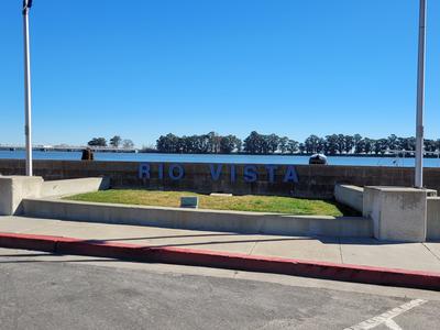 Rio Vista Sign - By River