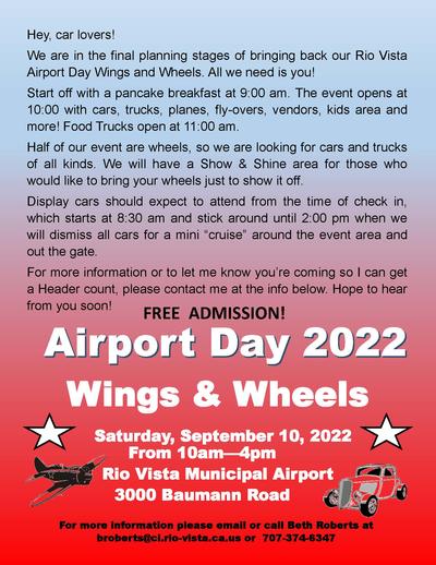 Invitation for cars and trucks to participate